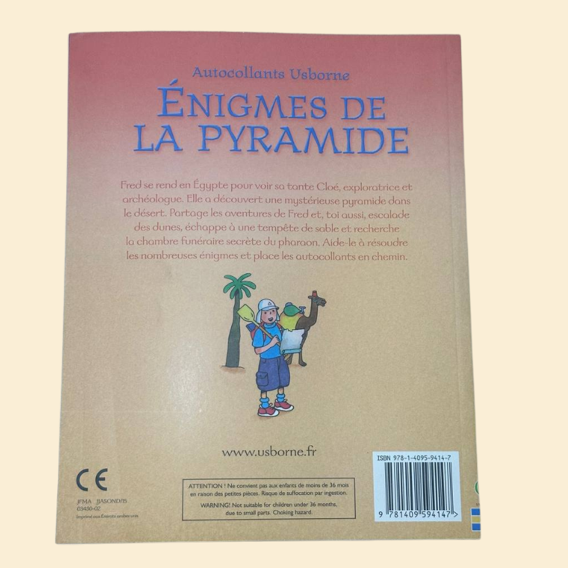 ÉNIGMES DE LA pyramide avec de 210 autocollants